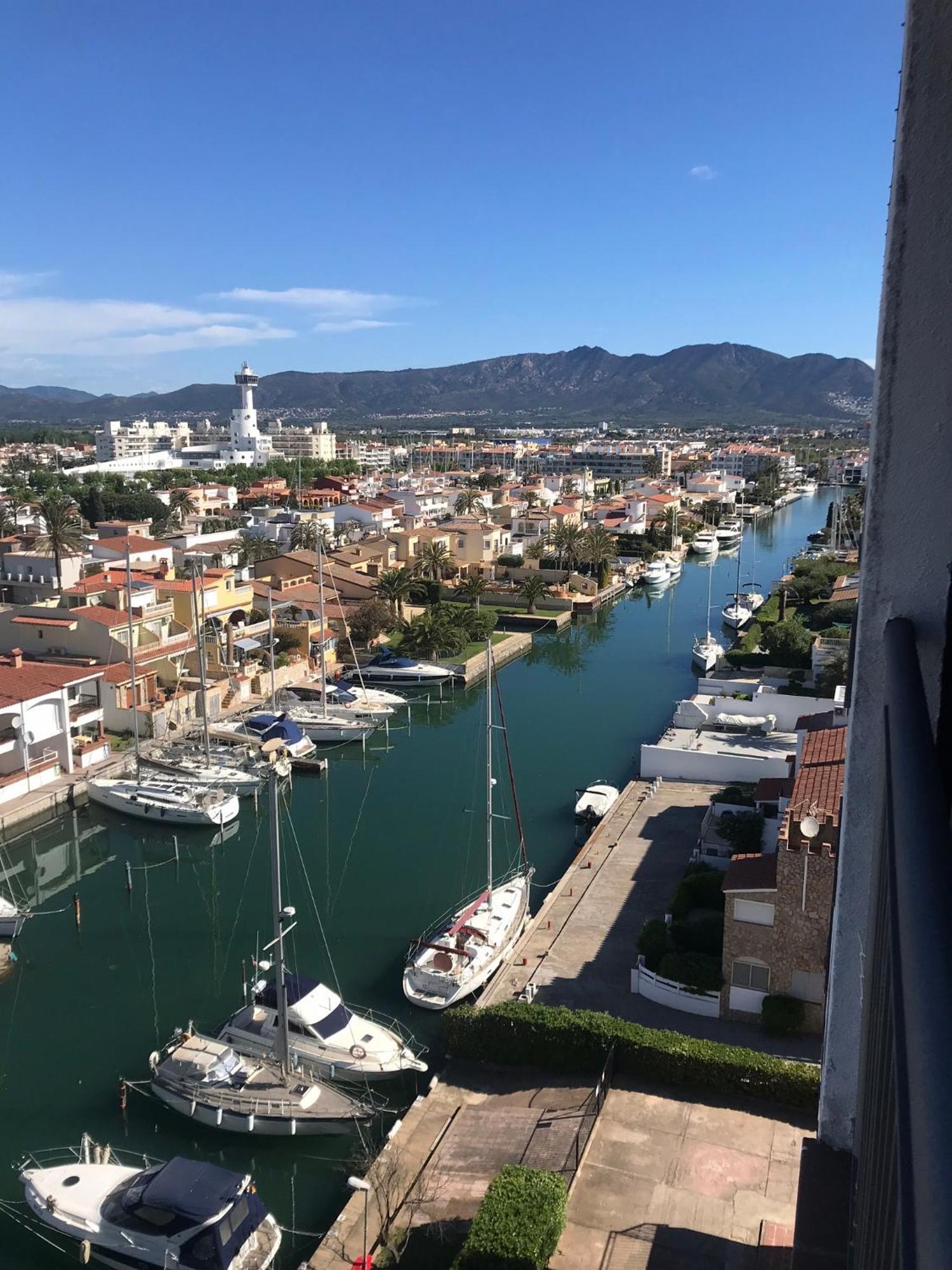 Lux Apt 1Er Ligne Mer!Grande Terrasse Vue Superbe! Empuriabrava Buitenkant foto